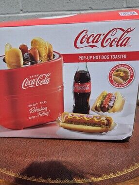 Coca Cola Red Pop-Up Hot Dog Toaster Party Oven